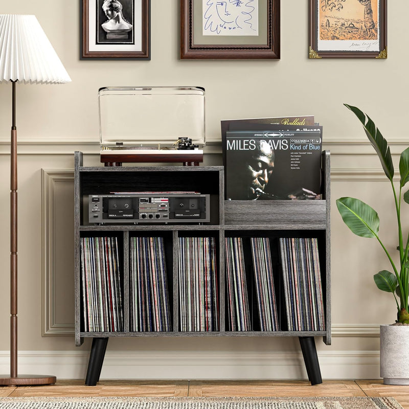 Record Player Stand Large Table Cabinet with Open