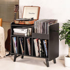 Record Player Stand Large Table Cabinet with Open