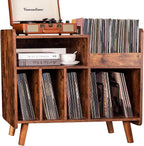 Record Player Stand Large Table Cabinet with Open