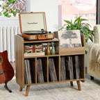 Record Player Stand Large Table Cabinet with Open