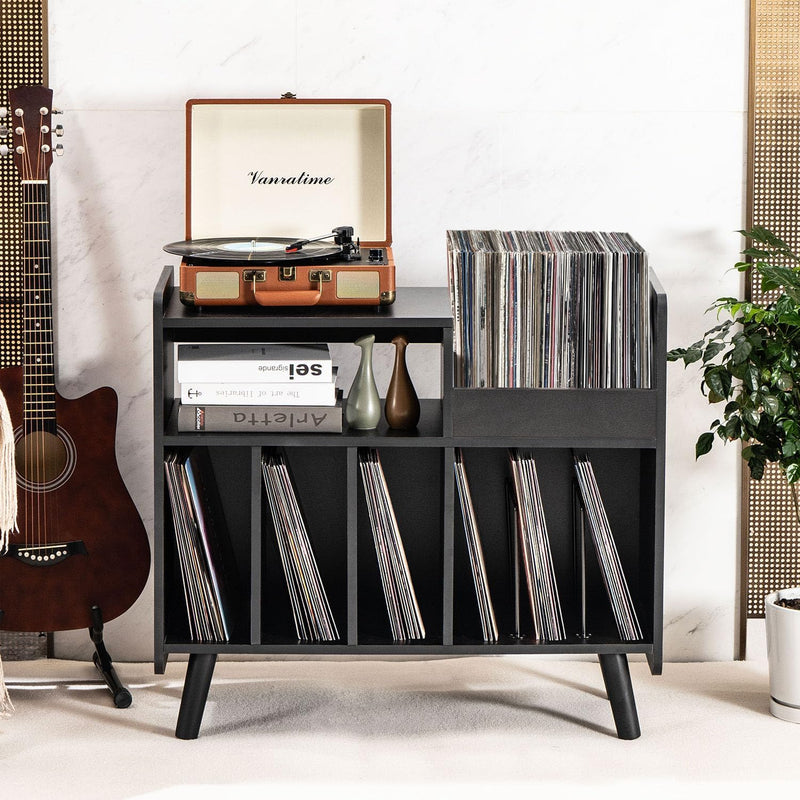 Record Player Stand Large Table Cabinet with Open