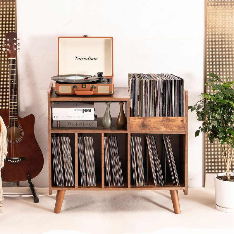Record Player Stand Large Table Cabinet with Open