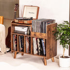Record Player Stand Large Table Cabinet with Open