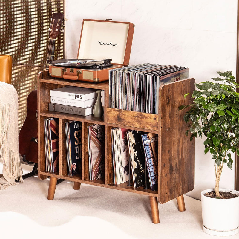 Record Player Stand Large Table Cabinet with Open