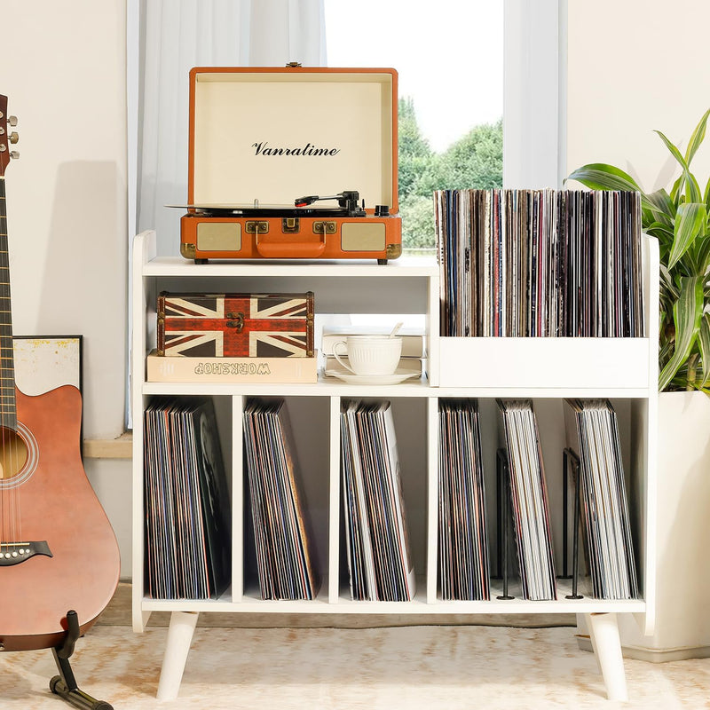 Record Player Stand Large Table Cabinet with Open