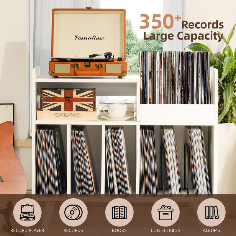 Record Player Stand Large Table Cabinet with Open