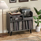 Record Player Stand Large Table Cabinet with Open