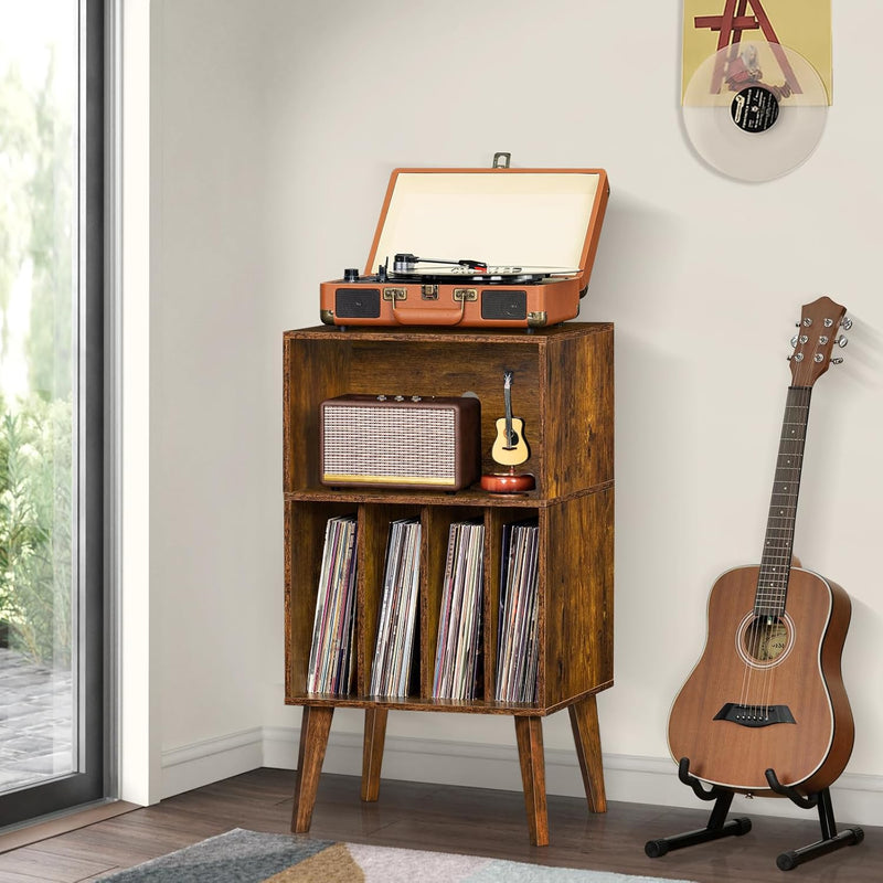 Record Player Stand Turntable Hold Up to 160