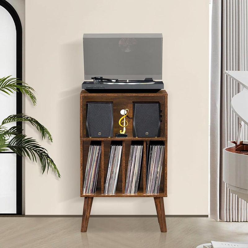 Record Player Stand Turntable Hold Up to 160