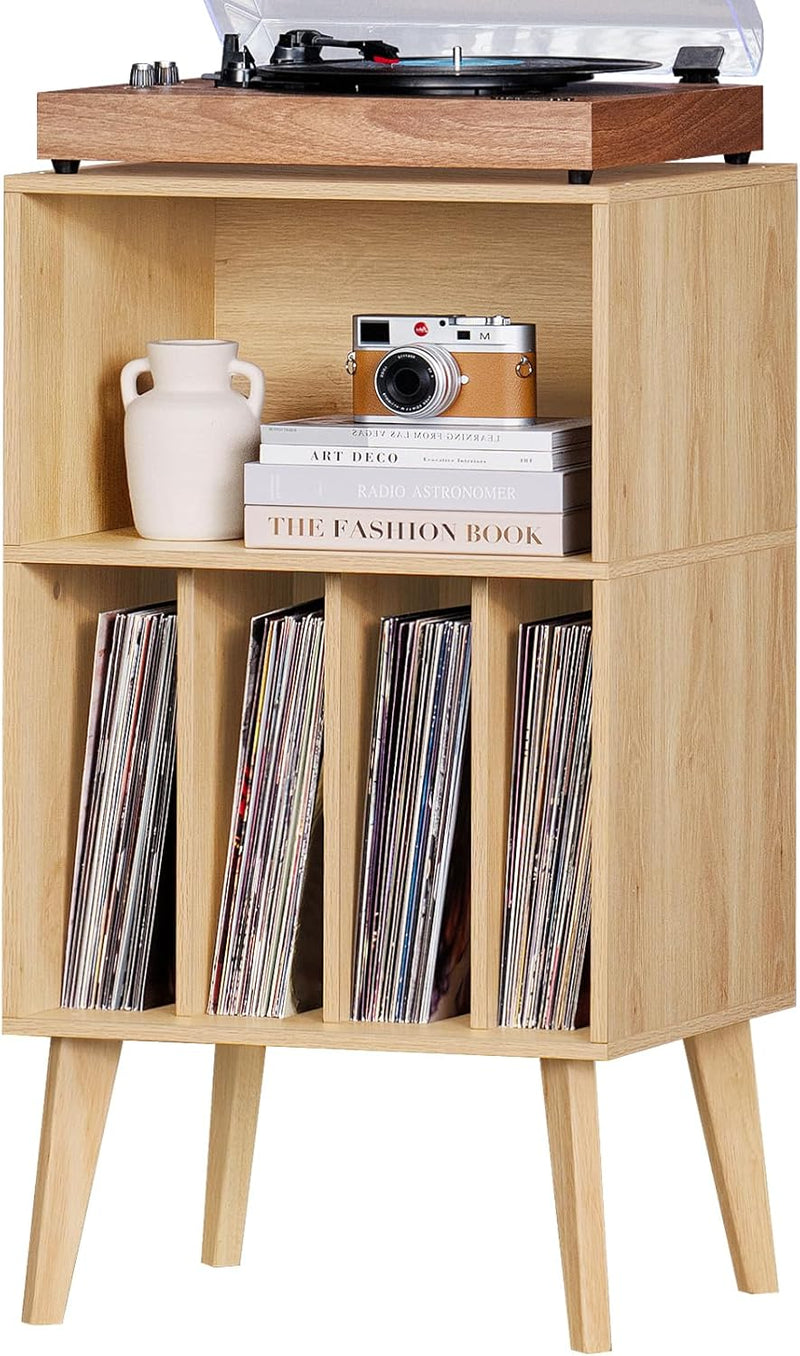 Record Player Stand Turntable Hold Up to 160