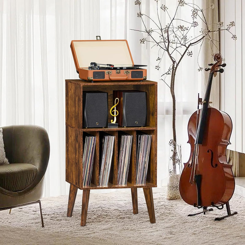 Record Player Stand Turntable Hold Up to 160