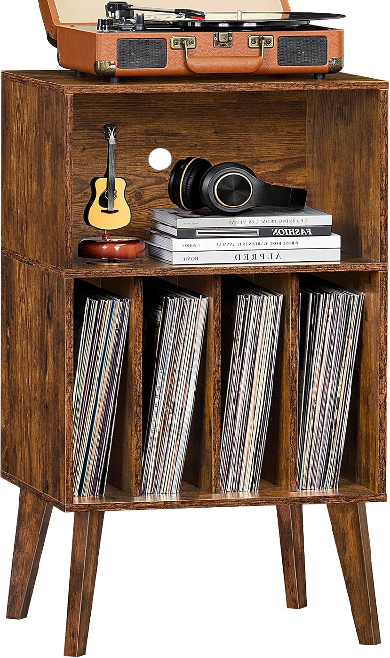 Record Player Stand Turntable Hold Up to 160