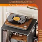 Record Player Stand with 3-Tier Vinyl Storage