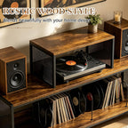 Record Player Stand with Vinyl Storage 350+ Cabinet