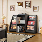 Record Player Stand with Vinyl Storage for 350