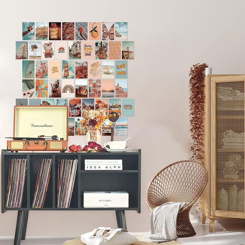 Record Player Stand with Vinyl Storage Holds Up