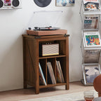 Record Player Stand with Vinyl Storage Large Table
