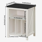Record Player Stand with Vinyl Storage Large Table