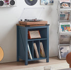Record Player Stand with Vinyl Storage Large Table