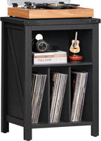 Record Player Stand with Vinyl Storage Large Table