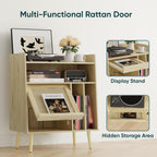 Record Player Stand with Vinyl Storage Table Shelf