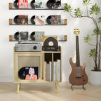 Record Player Stand with Vinyl Storage Table Shelf