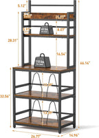 Record Player Stand with Vinyl Storage Turntable Holds