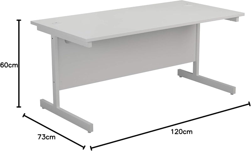 Rectangular Cantilever Desk Top Frame 120x60CM