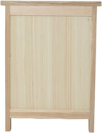 Solid Oak Bedside Tables Walnut Wooden 3 Drawers