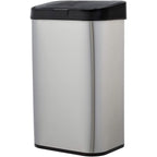 Rectangular Stainless Steel 60L Dustbin with Hands-Free Motion