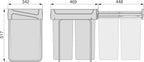 Recycle 35L Bin for Kitchen Lower