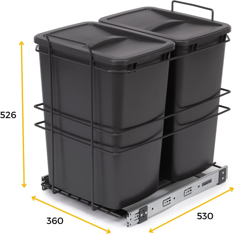Recycle 35L Bin for Kitchen Lower