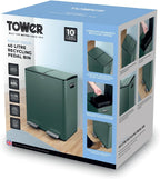 Recycling Pedal Bin Two 20L Compartments