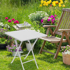 Garden Table Folding Round