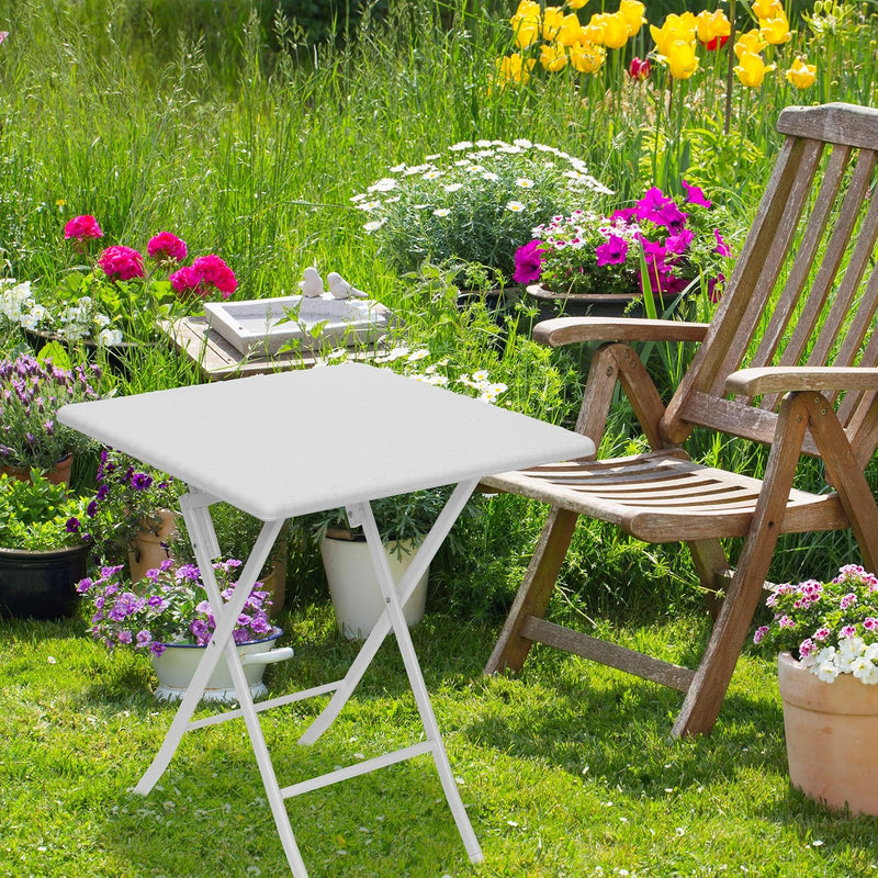 Garden Table Folding Round