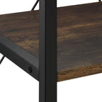 Bookcase with 6 Tiers Industrial Look