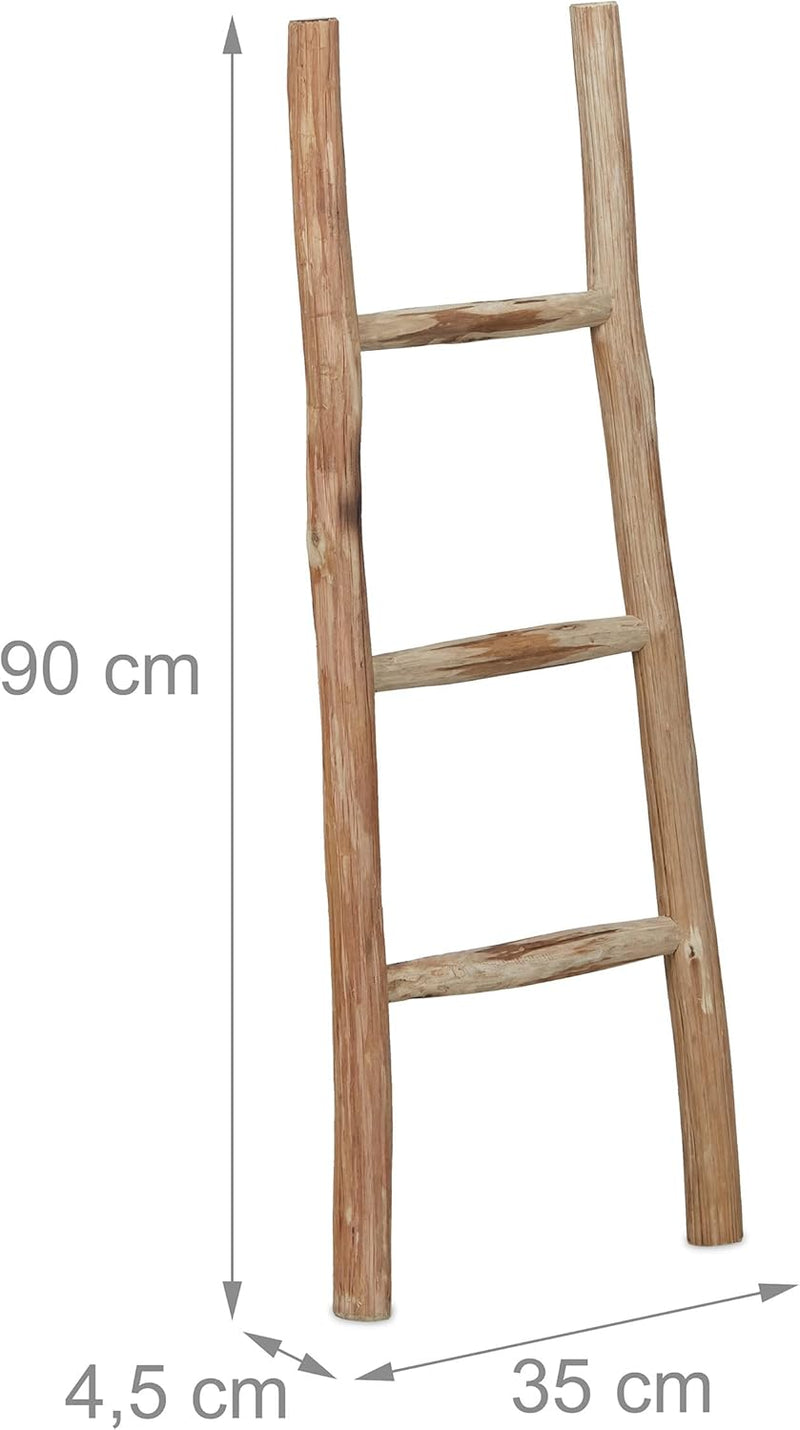 Ladder 90CM Tall Garden Decor 3 Rungs