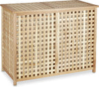 Double Laundry Hamper Basket 2 Part Bin 46.1