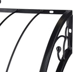 Relaxdays Half Round Plant Support Wall-Mounted Garden Arch