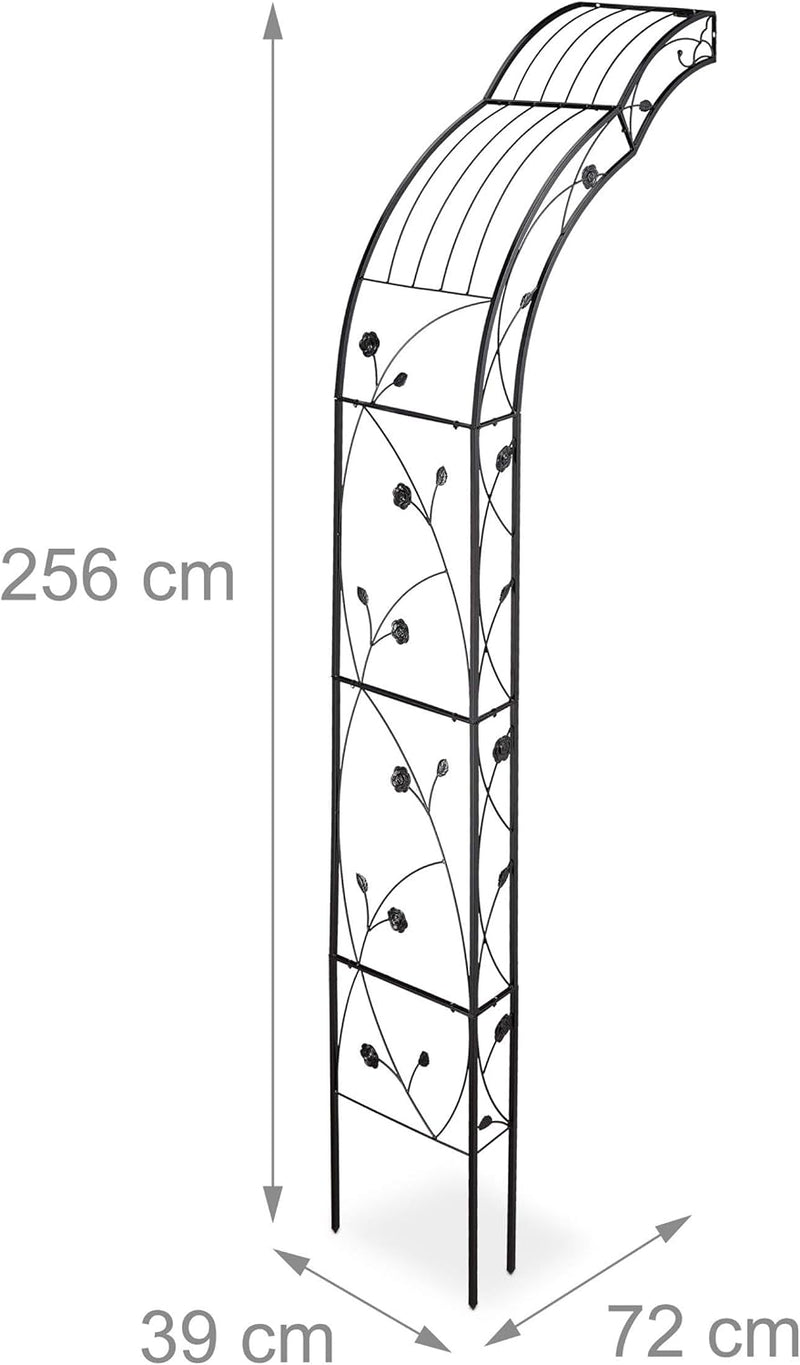 Round Plant Support Wall-Mounted Garden Arch Trellis