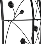 Relaxdays Half Round Plant Support Wall-Mounted Garden Arch