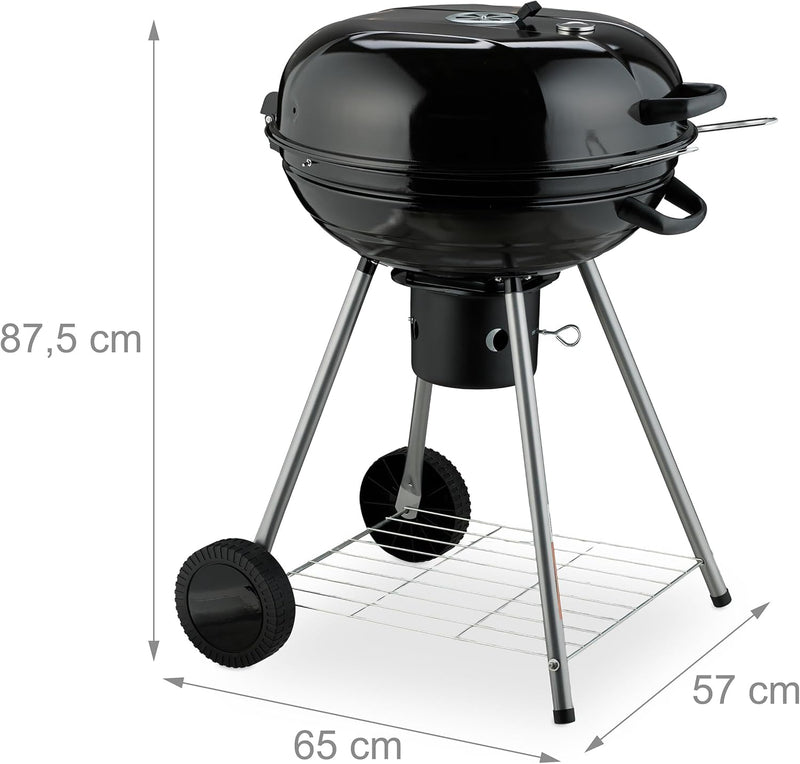 Bbq Grill ø 53CM 2 Cooking Grates