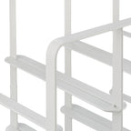 Metal Wine Rack 9 Bottles Powder-Coated Iron 30
