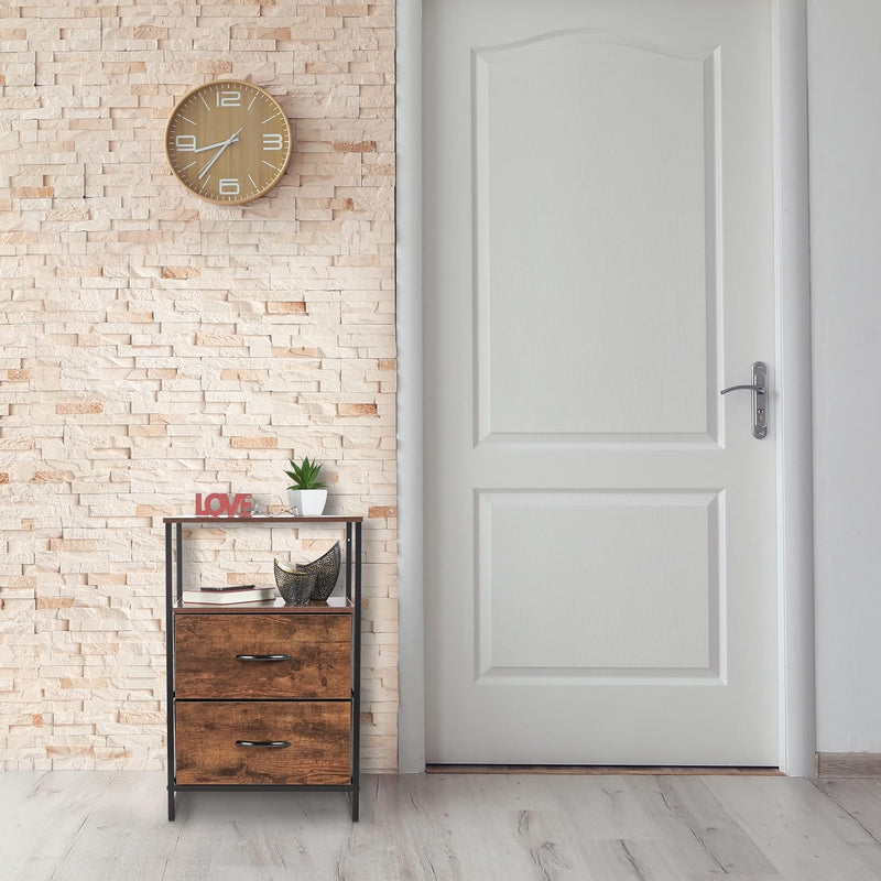Stand Side Table 2 Drawers