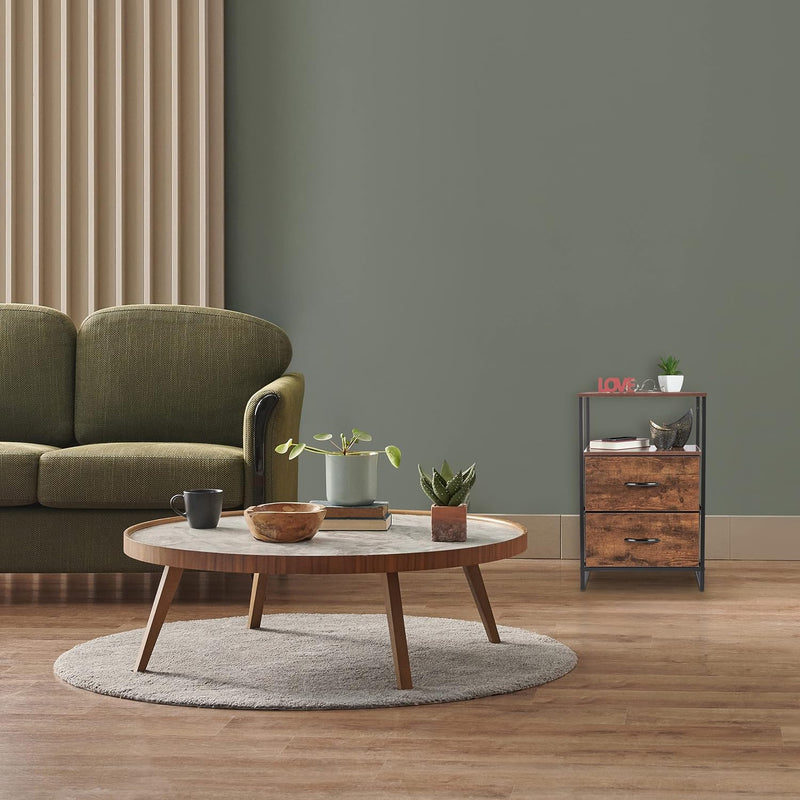Stand Side Table 2 Drawers