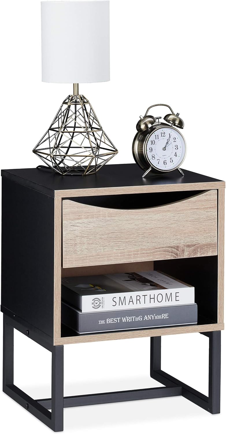 Stand Side Table Drawer