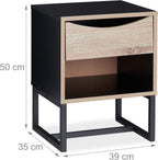 Stand Side Table Drawer