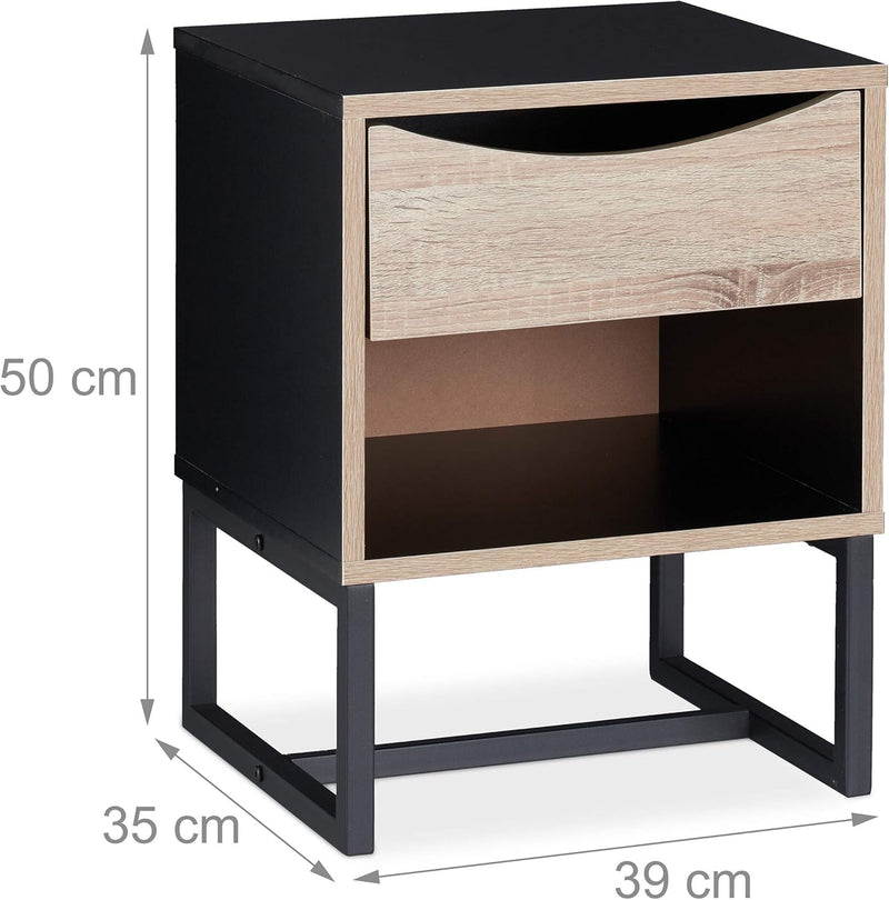 Stand Side Table Drawer