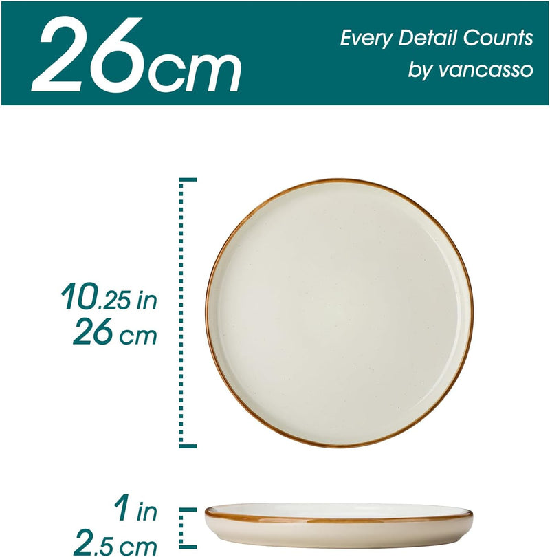 Reno Stoneware Dinner Set for 6 18 Pieces