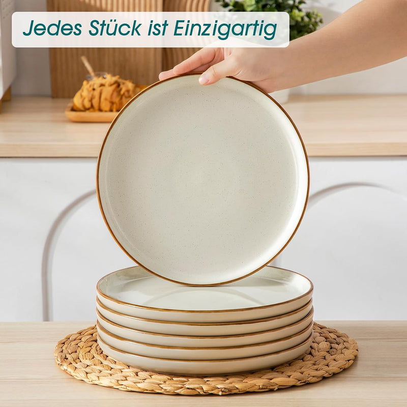 Reno Stoneware Dinner Set for 6 18 Pieces